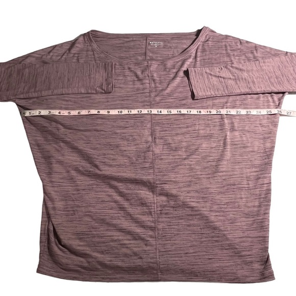 ATHLETA Flow Essence Spacedye M/C Pullover Athletic Top MEDIUM - Picture 7 of 9